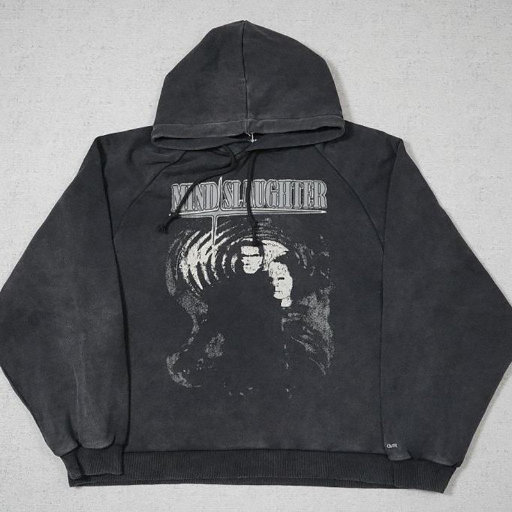 Grailz Heart Portrait Washed Hoodie